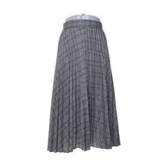 Molly Bracken | Grijze Geruite Plooirok