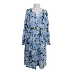 Soyaconcept | Blauwe bloemen jurk