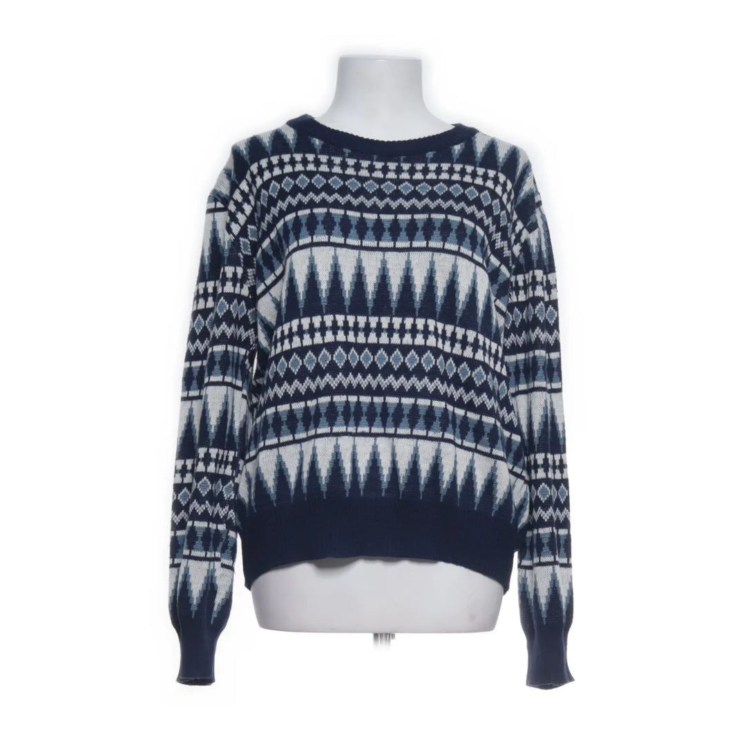 Blauw, Wit, Meerkleurig - Trui
