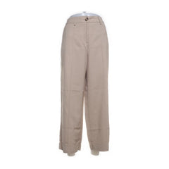 Opus | Beige Wijde Pantalon