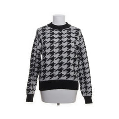 Gina Tricot | Zwart-witte trui met pied-de-poule print