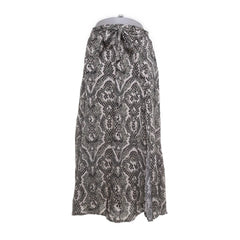 Soyaconcept | Grijze Maxi Rok Slangenprint