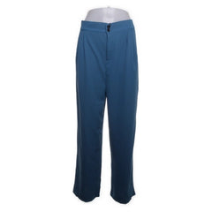 Palazzo broek | Blauwe wijde broek