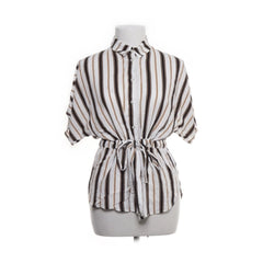 Gina Tricot | Gestreepte blouse met ceintuur