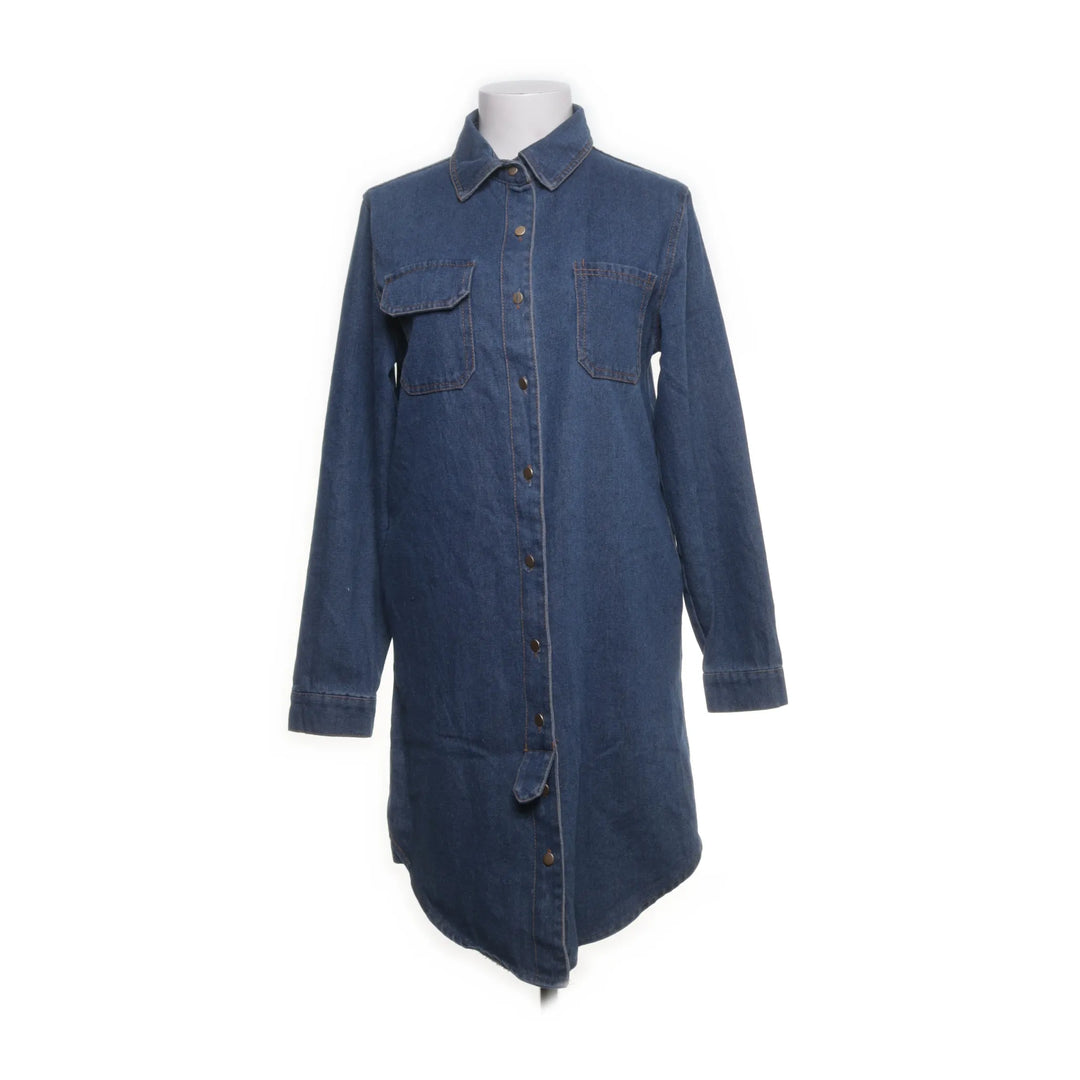 Ruyi | Blauw - Denim jurk