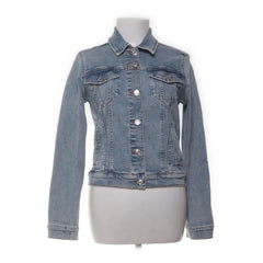 Mango | Lichtblauw denim jack met knoopsluiting