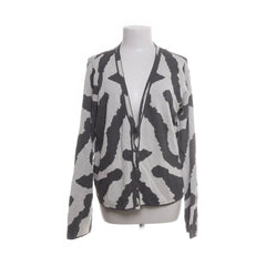 Rino & Pelle | Grijze Zebra Print Blazer