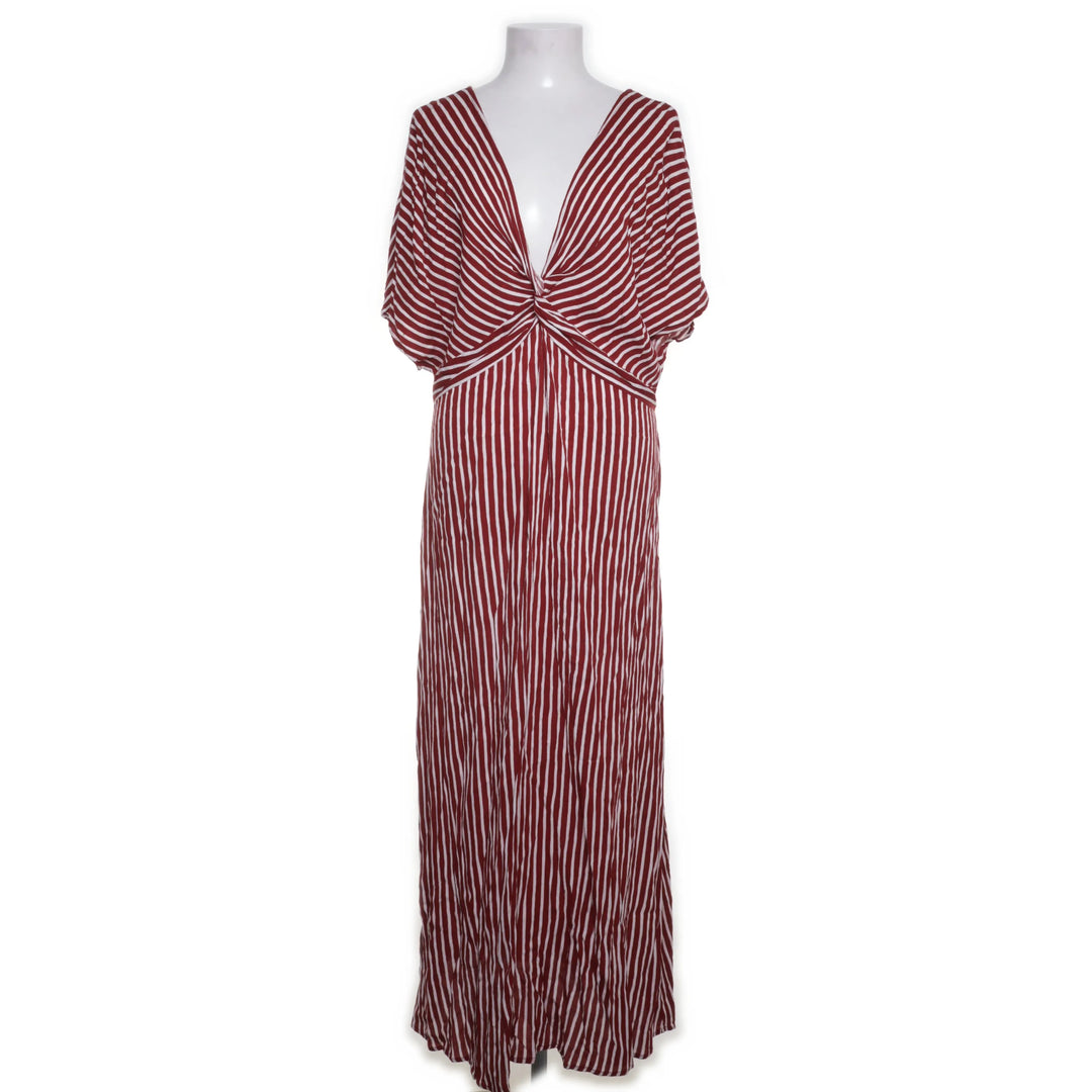 Violeta by Mango | Wit, Bruin - Maxi jurk