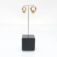 Gouden Bolvormige Oorringen