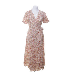 Object | Bloemen Wikkel Maxi-jurk