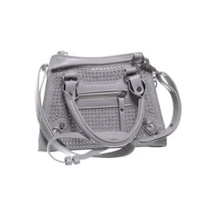 Tas | Grijze geperforeerde crossbody tas