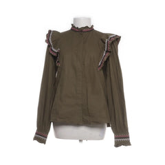 Shoeby | Olijfgroene blouse met ruches