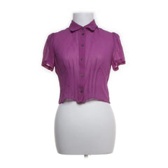 Club Monaco | Paarse korte blouse