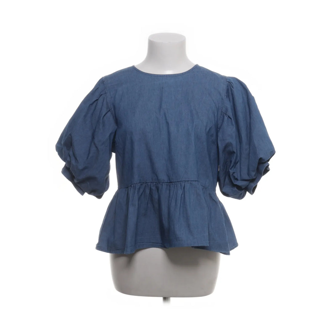 Selected Femme | Blauw - Peplum top