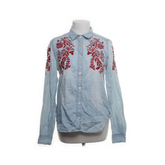 Essentiel Antwerp | Blauw, Rood - Denim blouse