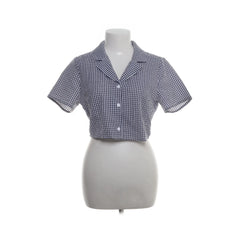 24 Colours | Blauw, Wit - Crop top