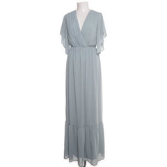 TFNC London | Grijze Chiffon Maxi-jurk