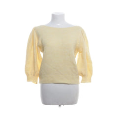 Mango | Gele gebreide trui