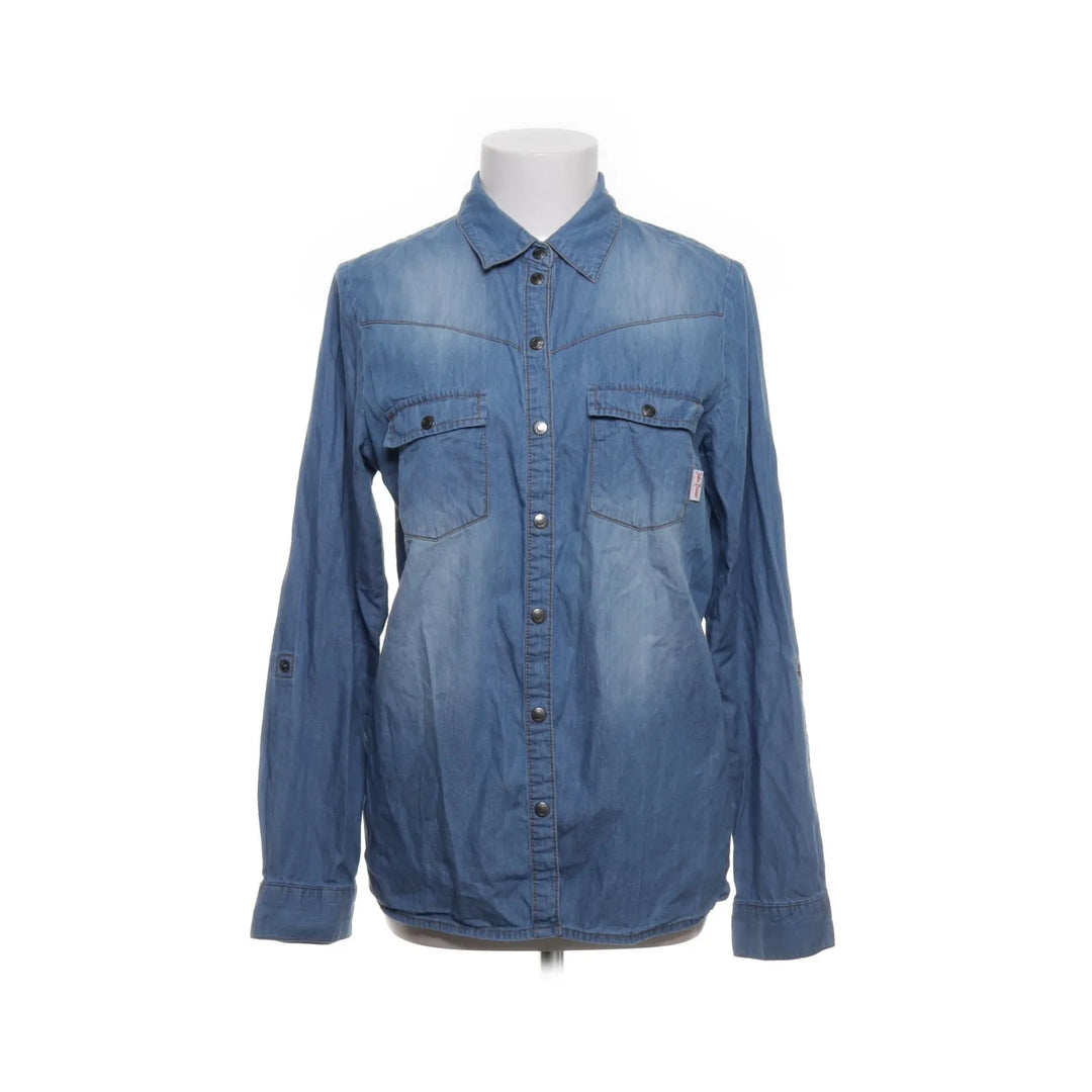 John Baner | Blauw - Denim blouse