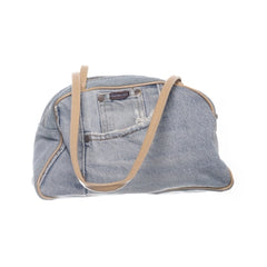 Grijze Denim Schoudertas