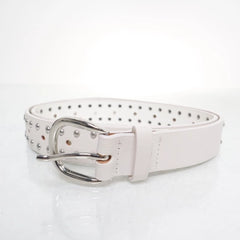 Witte Geperforeerde Riem