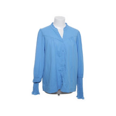 Neo Noir | Blauwe Elegante Blouse