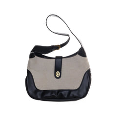 Beige, Zwart - Handtas