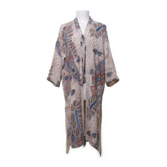 Beige, Meerkleurig - Kimono