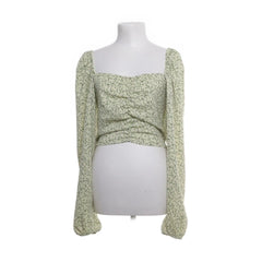 Noisy May | Groene Bloemenprint Cropped Top