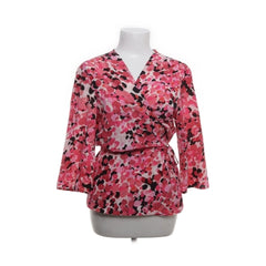 Alice Bizous | Roze bloemenprint wikkelblouse