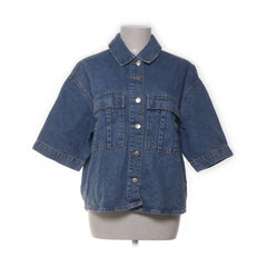 NA-KD | Blauw - Denim blouse