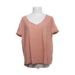 Scotch & Soda | Roze Katoenen V-hals T-shirt