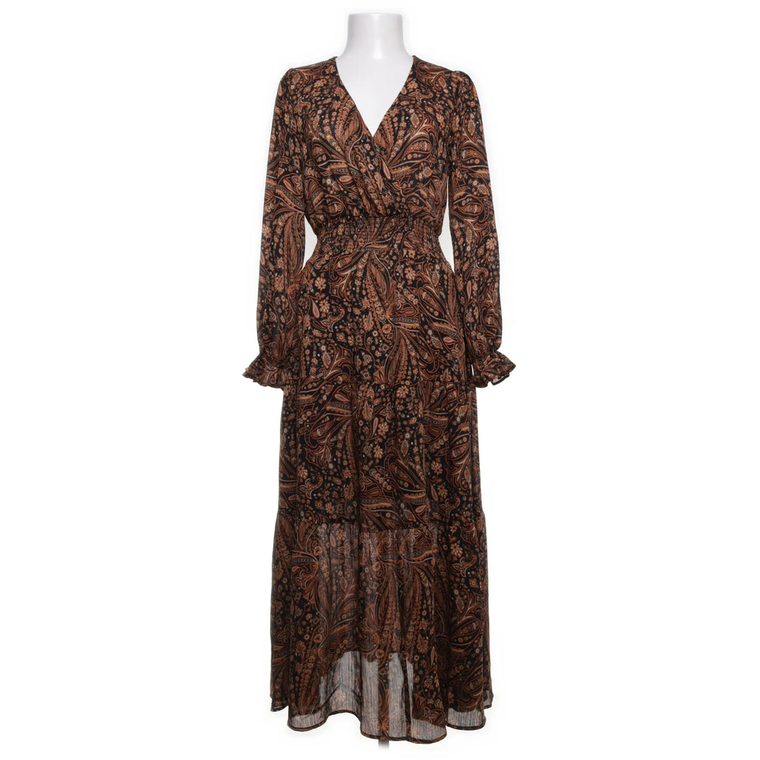 Mango | Zwart, Meerkleurig - Maxi jurk
