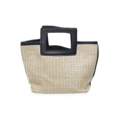 Beige, Zwart - Handtas