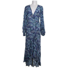 Ellos | Blauw, Meerkleurig - Wikkeljurk