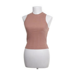 Zara | Roze Mouwloze Ribshirt