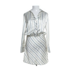 Zara | Witte gestreepte blousejurk