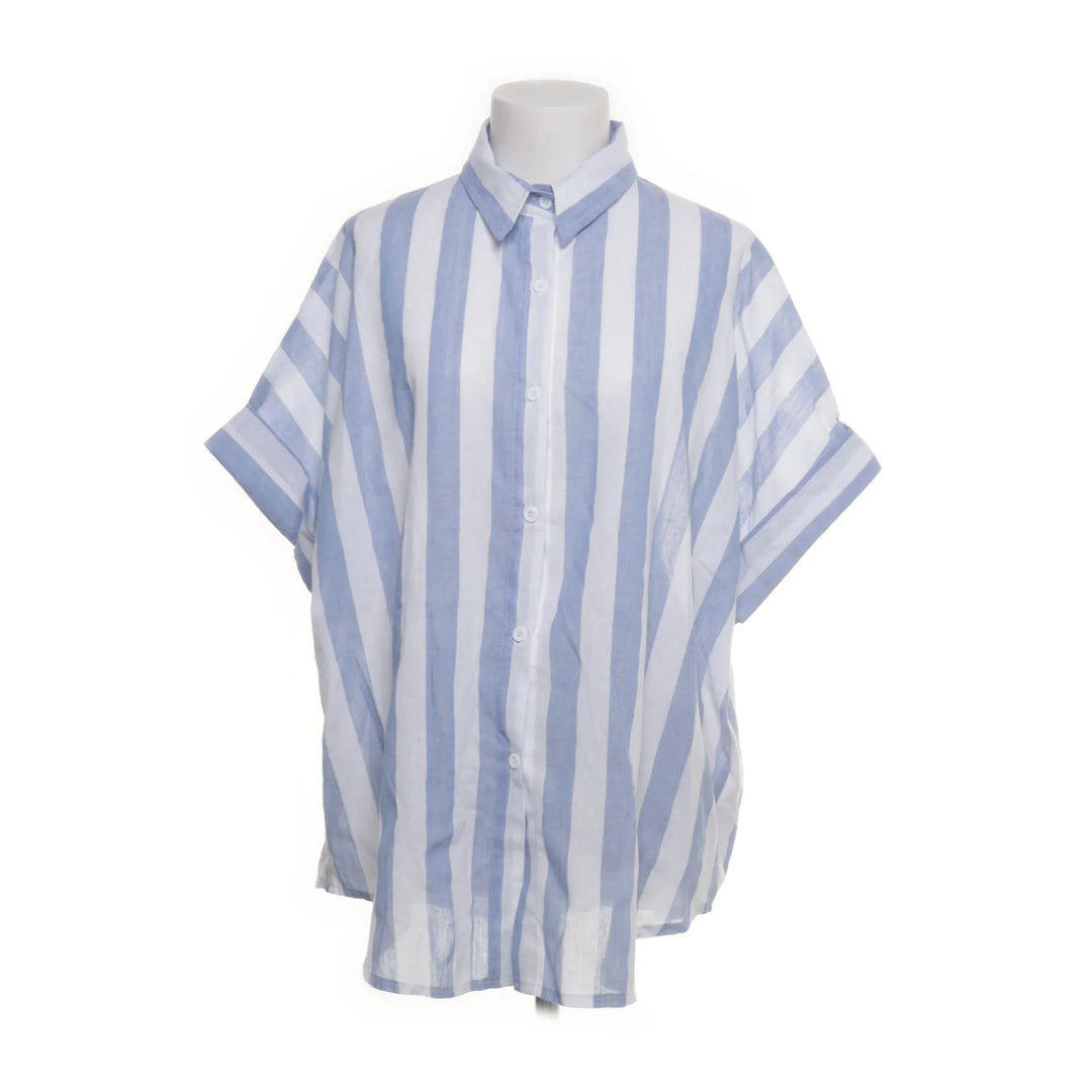Blauw, Wit - Korte mouwen shirt