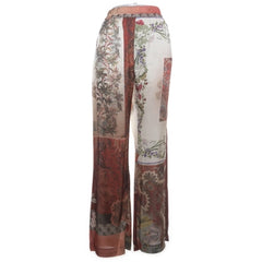 Zara | Veelkleurige Bloemenprint Broek