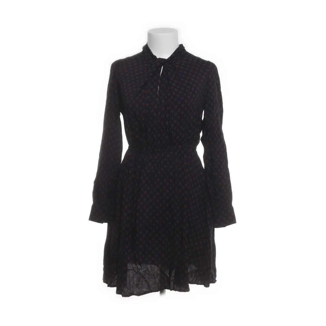 Louche | Blauw, Bruin - Jurk