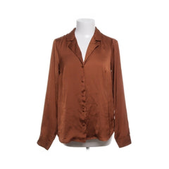 STOCKH LM | Roestbruine satijnen blouse