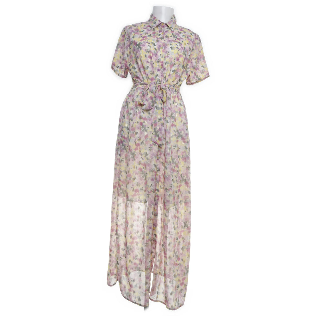 Millenium | Lila, Geel, Meerkleurig - Blousejurk