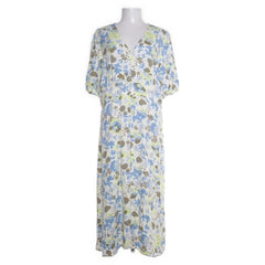 Free/Quent | Bloemenprint Zomerjurk Lichtblauw