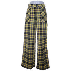 Monki | Geel, Meerkleurig - Broek