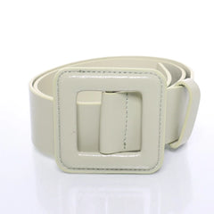 MangoTailleband | Crèmekleurige Vierkante Riem