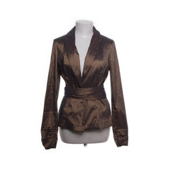 Ashley Brooke | Bruine satijnen blazer