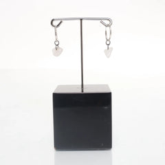 Zilver, Roze - Oorbellen