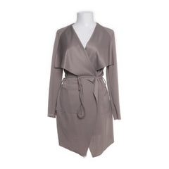 Made in italy | Grijze Wrap Jas