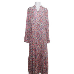 Saint Tropez | Roze, Blauw, Meerkleurig - Maxi jurk