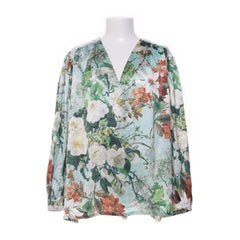 Pankaj & Nidhi | Bloemenprint Zijden Blouse